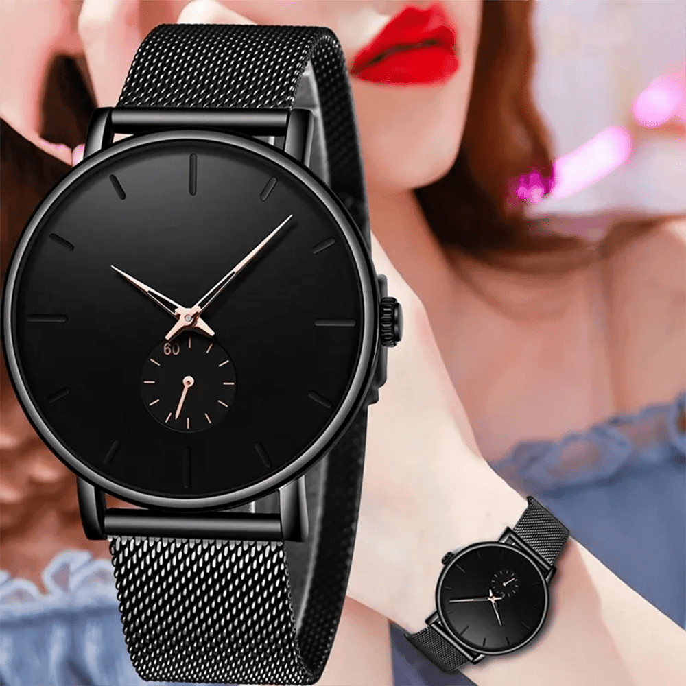 ElegantMesh - Women's Luxury Casual Watch with Waterproof Quartz Movement